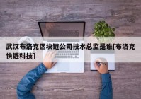 武汉布洛克区块链公司技术总监是谁[布洛克快链科技]